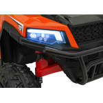 Elektrické autíčko Farmer Truck X-POWER - dvojmiestne, oranžové